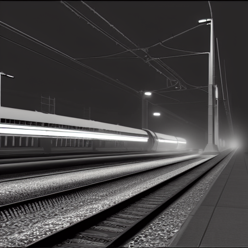 uncolored night train