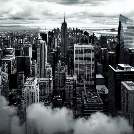 grey city skyline