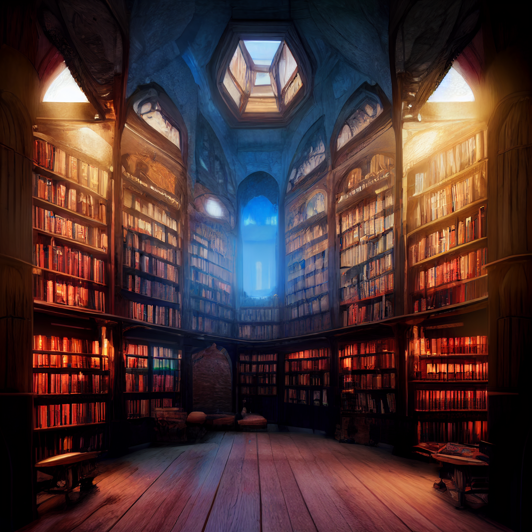 old library